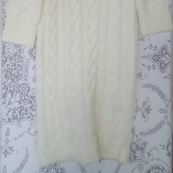 Farm Rio Off-White Braided Midi Sweater Dress Size: M NWT - Picture 5 of 16